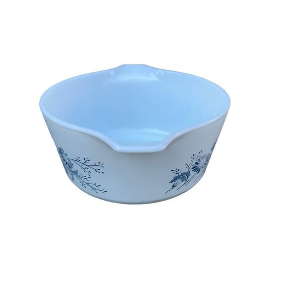 Vintage Pyrex Colonial Mist White and Blue 474-B 1.5L Casserole Dish - Picture 2 of 6